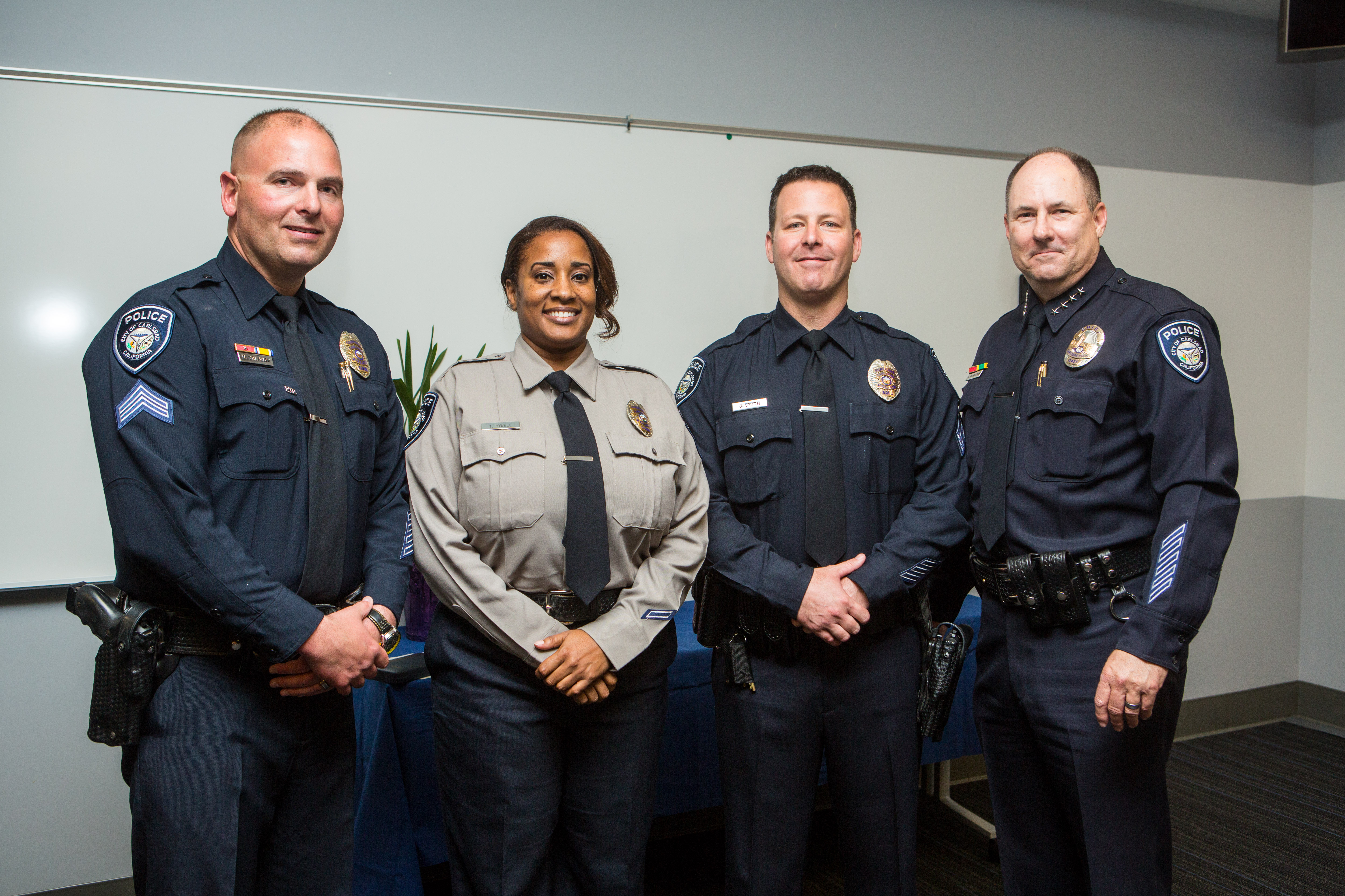 Carlsbad Police Honors Civilians, Officers And Supervisor - 