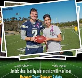 San Diego Chargers Team Up On New Teen Dating Abuse Awareness Campaign