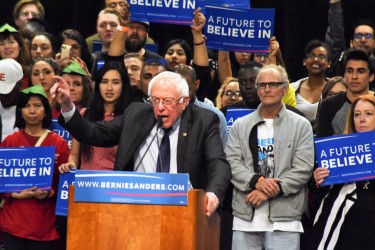 Bernie Sanders Rally Supporters In San Diego