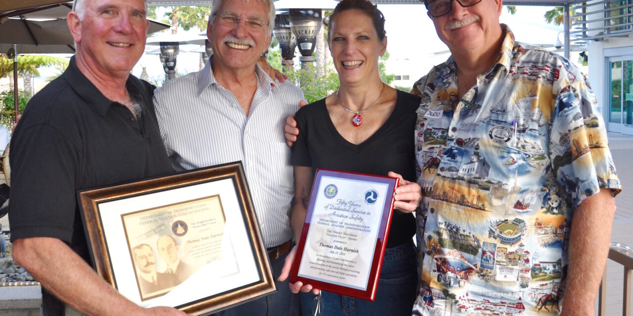 Carlsbad Pilot Receives Wright Brothers Master Pilot Award