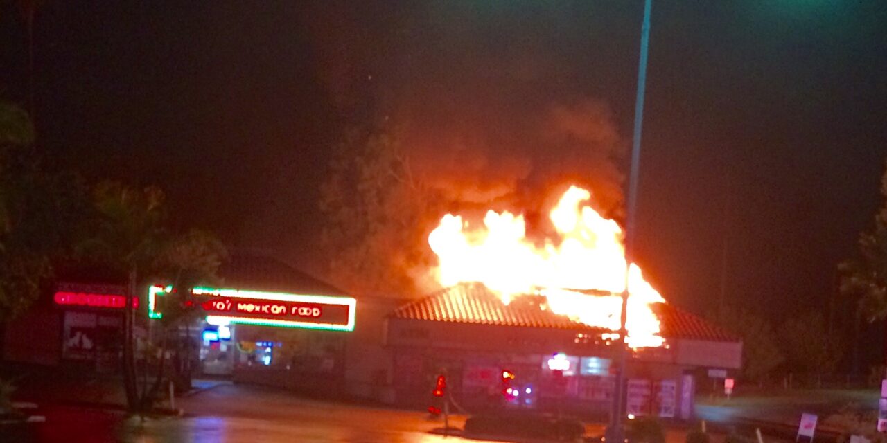 Fire Destroys Liquor Store In La Mesa