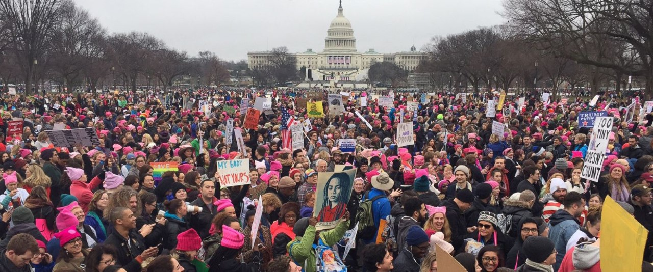 500,000 Women Protesters Convened in Washington Vowing to Resist President Trump