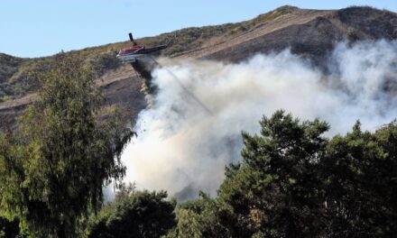 Firefighters Battle Brush Fire Near Camp Pendleton, Oceanside Area