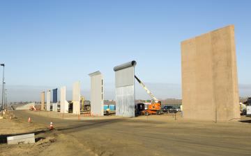 U.S. Customs And Border Protection Completes Construction Of Border Wall Prototypes