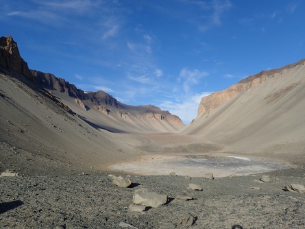 Salt Pond In Antarctica, Among The Saltiest Waters On Earth, Is Fed From Beneath
