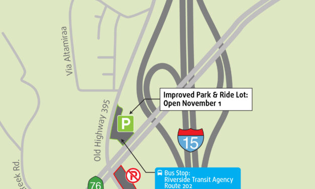 Improved State Route 76 Park And Ride Lot Reopens