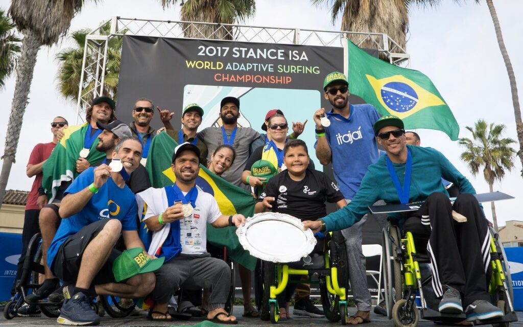 Brazil Crowned World Champion Stance ISA World Adaptive Surfing Championship
