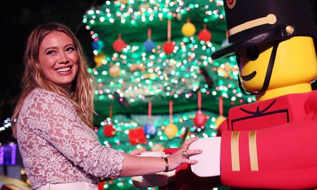 Actress Hilary Duff Lights Lego Christmas Tree At Legoland California Resort