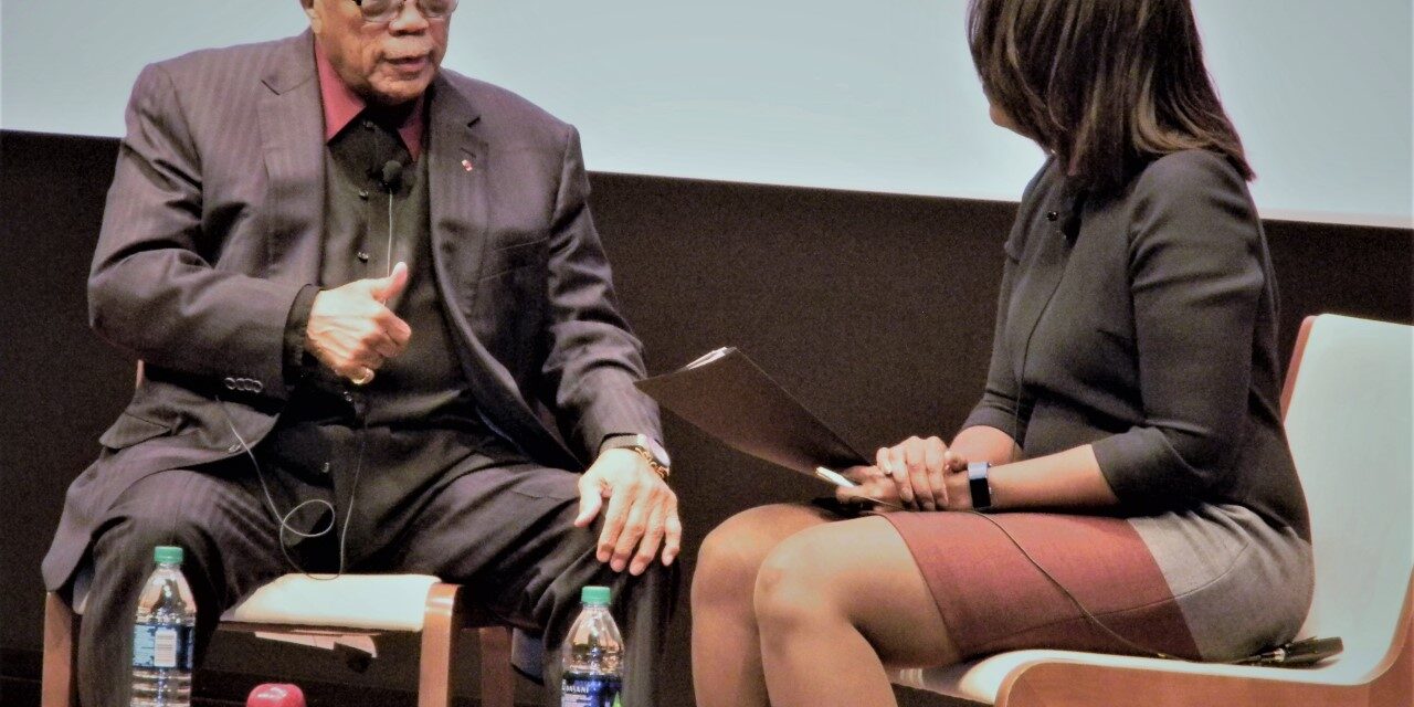 Quincy Jones Interviewed at The National Museum of African American History and Culture’s Ingenuity Session 