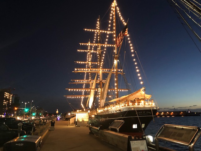 Star Of India Holiday Lights Shine At Maritime Museum