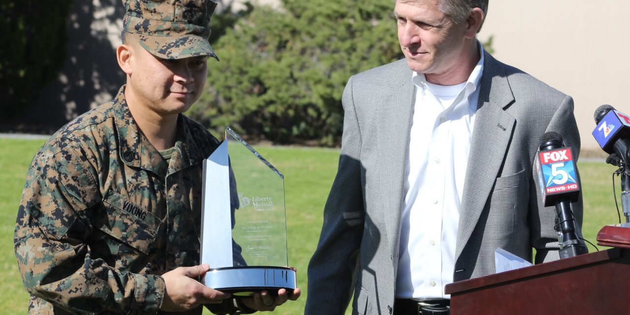 Marine Who Saved UPS Driver’s Life Honored