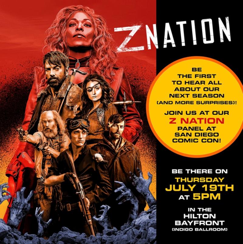 Lydia Hearst And DJ Qualls Join Z Nation Panel At Comic Con - San Diego ...