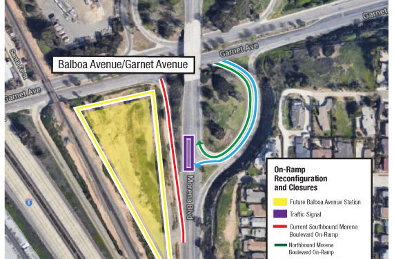 Traffic Improvements To Balboa Avenue, Morena Boulevard On-Ramps Set To Open
