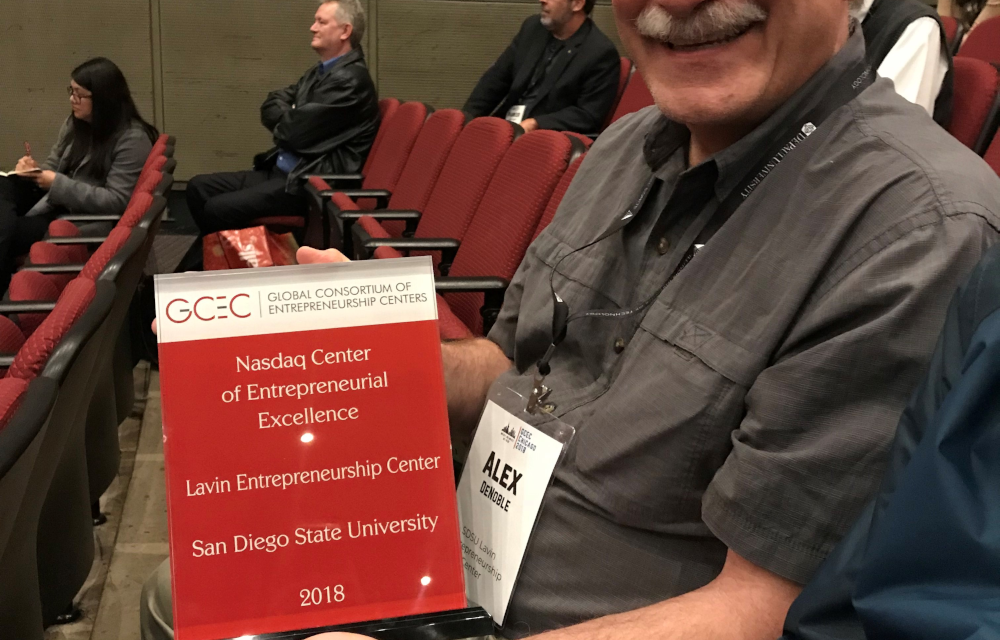 San Diego State University’s Lavin Entrepreneurship Center Earns National Award For Excellence