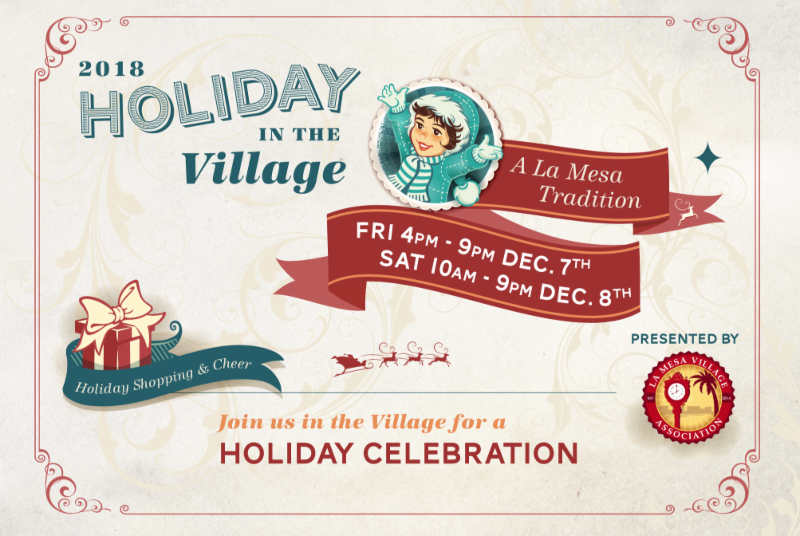 The 3rd Annual La Mesa Holiday In The Village Returns