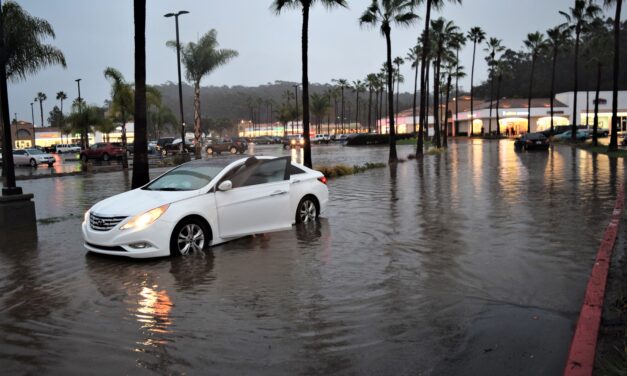 Thunderstorms Dump Heavy Rains In North County