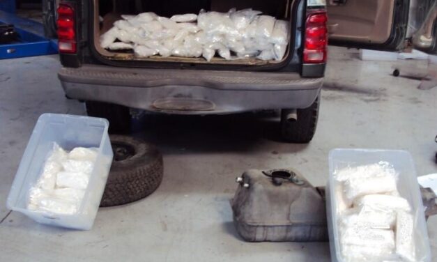 Driver of SUV stuffed with meth arrested by Border Patrol agents