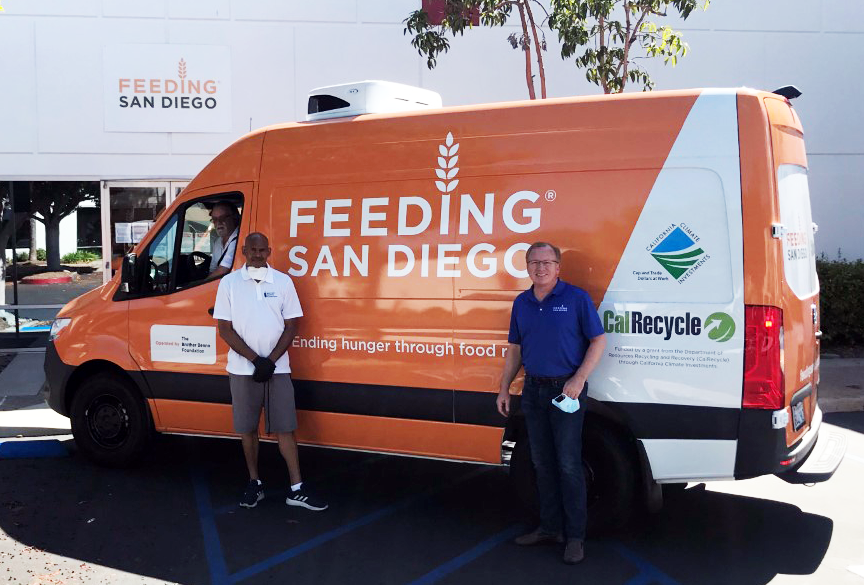 Feeding San Diego Awards Food Rescue Van To Brother Benno San Diego 