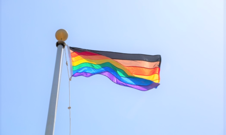 Sycuan raises the rainbow flag in support of the LGBTQ community