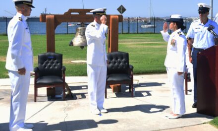 Coast Guard Cutter Haddock holds change of command ceremony in San Diego