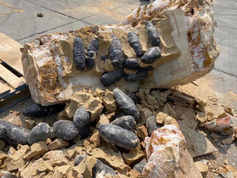 Feds bust open quartz boulders to seize cocaine and methamphetamine cemented inside