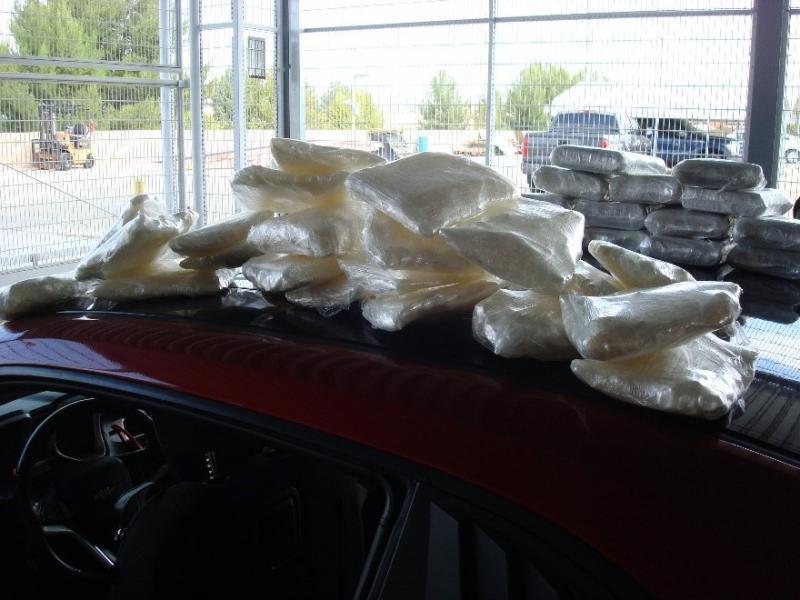Feds seize more than 100 pounds of hard narcotics