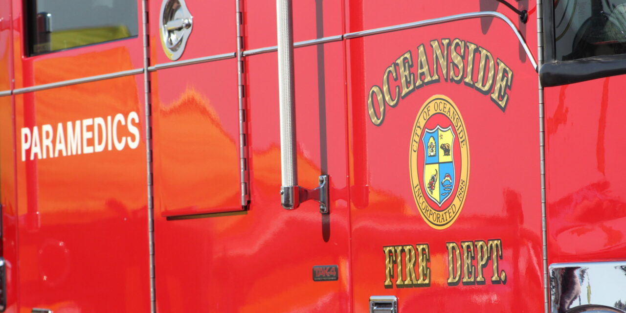 Fire crews contain vegetation fire in Oceanside