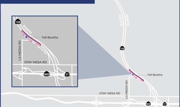State Route 125 traffic to close temporary for FasTrak lane