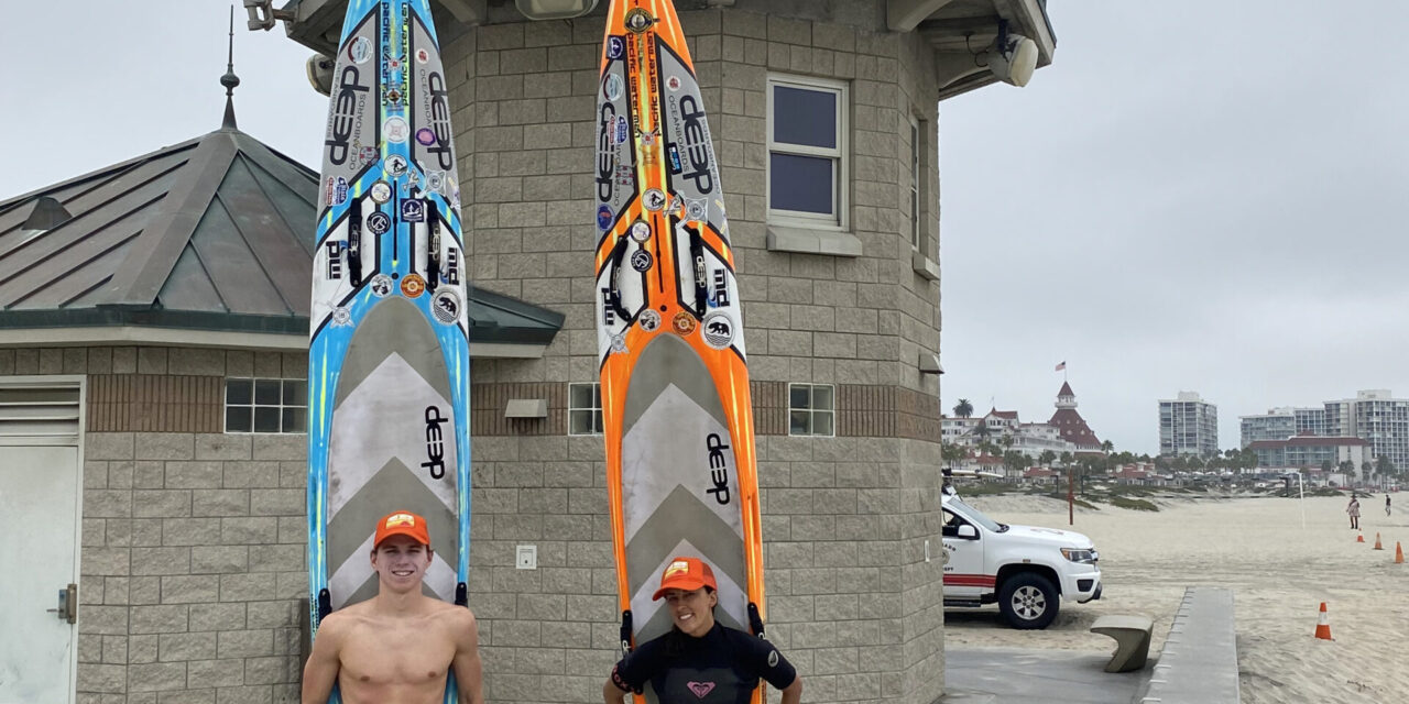 Surf paddle board relay raises skin cancer awareness