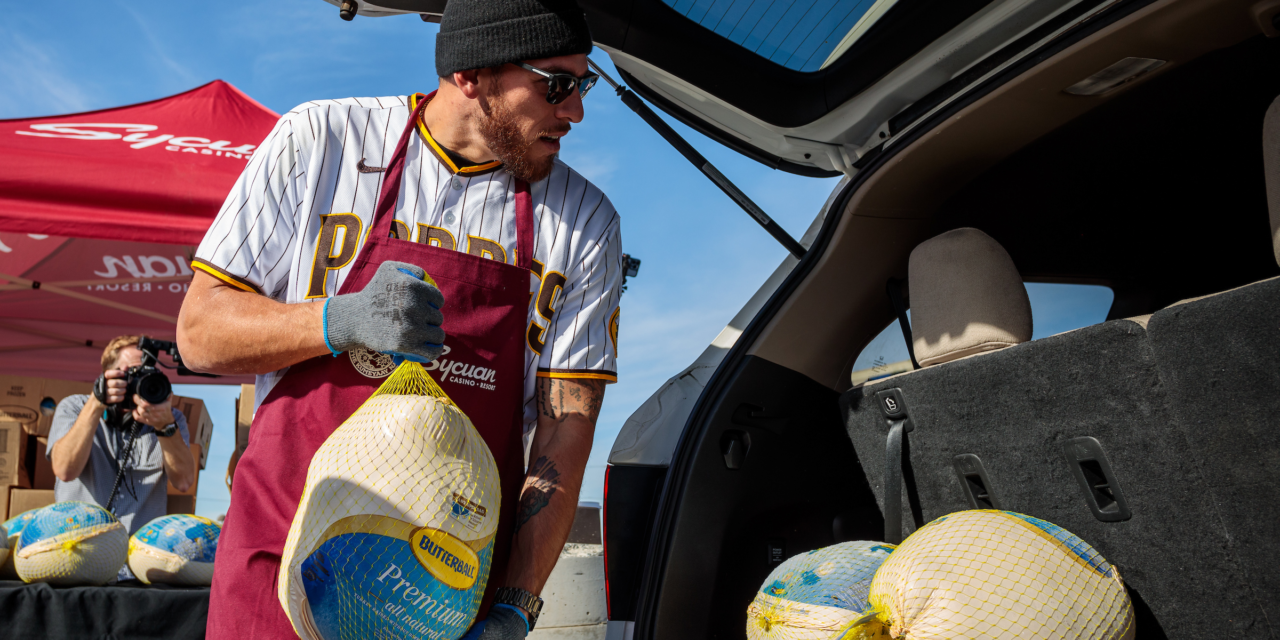 Sycuan, Padres, and National School District donate 1,000 free turkeys to local families