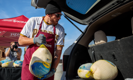 Sycuan, Padres, and National School District donate 1,000 free turkeys to local families