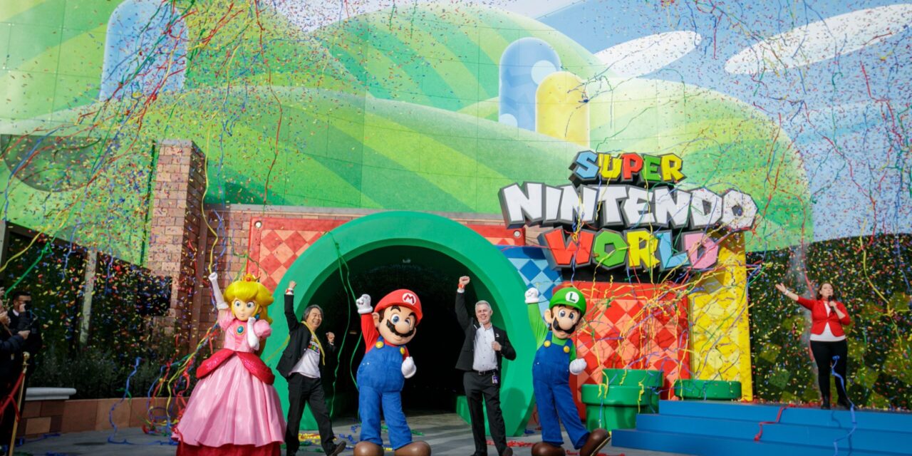 Super Nintendo World at Universal Studios Hollywood opens