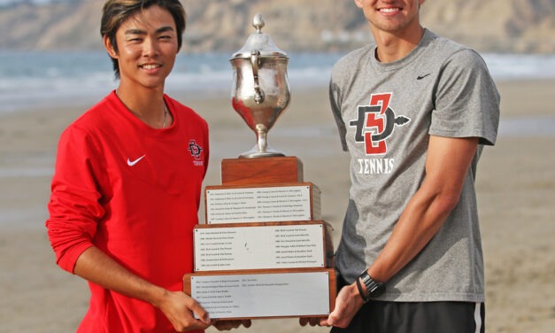Seeman and Sato of SDSU capture Pacific Coast Men’s Doubles Championship