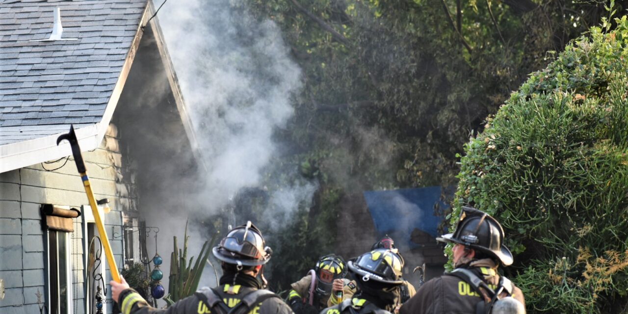 Structure fire displaces family in Carlsbad
