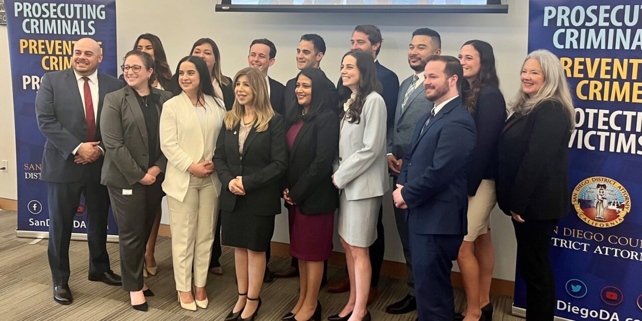 SD District Attorney’s Office adds 14 new Deputy District Attorneys