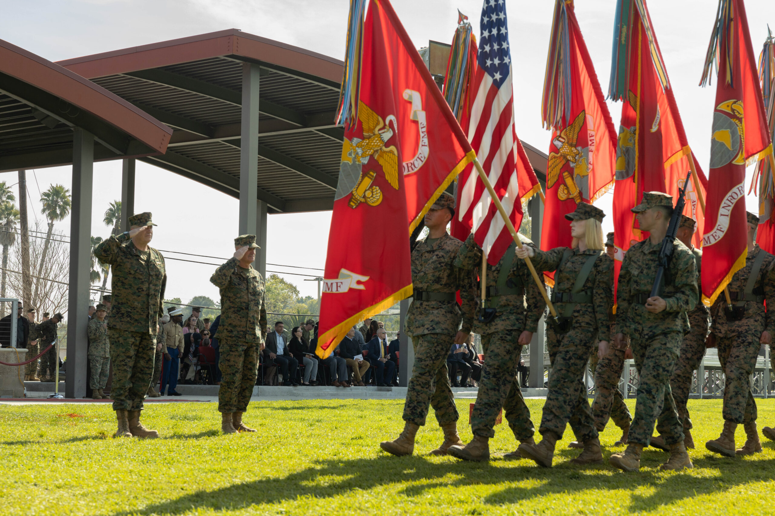 Camp Pendleton I MEF commanding general relinquishes command