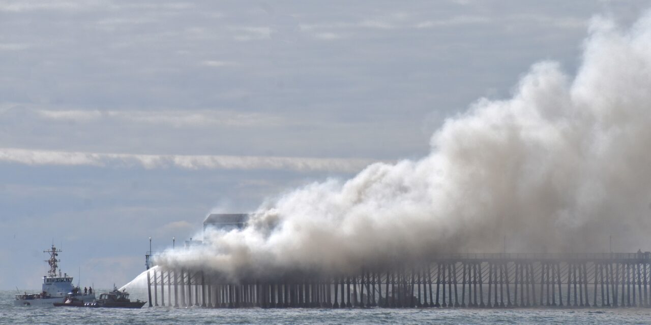 Massive fire engulfs vacant restaurant on Oceanside Pier