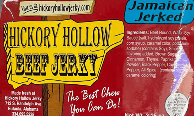 Hickory Hollow Jerky recalls Ready-To-Eat Jerky products