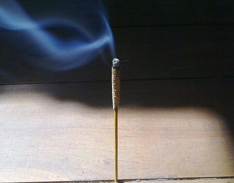 Burning incense can pose health risks for those with allergies and asthma