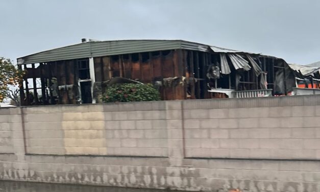 Kitchen Fire Destroys Mobile Home in Oceanside