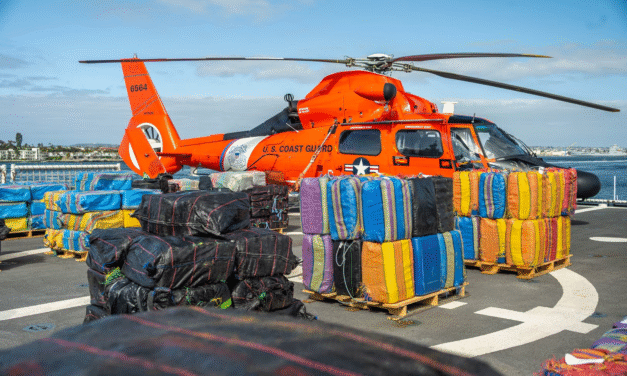 Coast Guard offloads $214M in cocaine in San Diego
