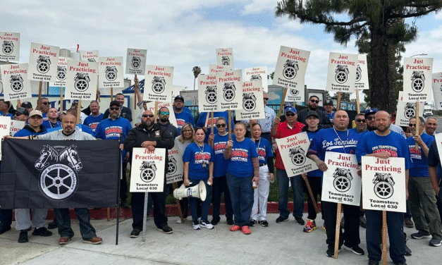 Dairy Farmers of America teamsters hold practice pickets nationwide 