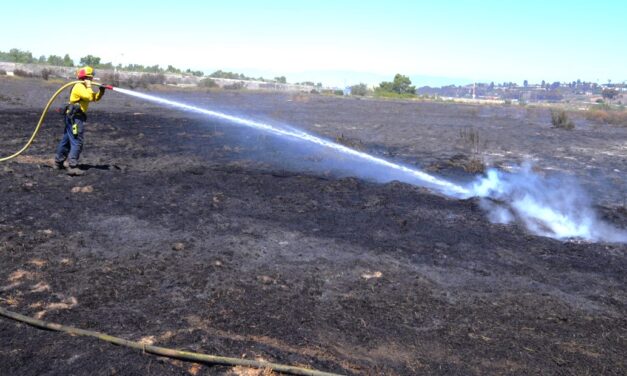 Firefighters contain brush near Oceanside Municipal Airport