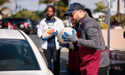 Sycuan, San Diego FC, school district distribute free turkeys to families