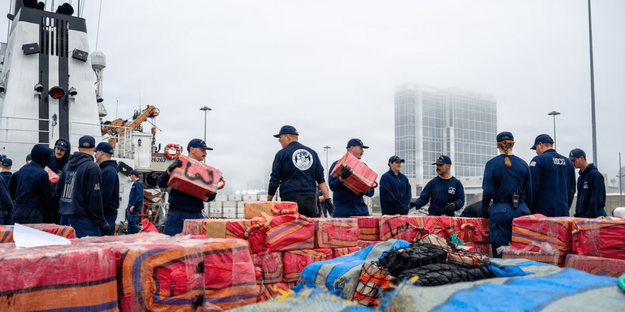 U.S. Coast Guard crew offloads $203M in cocaine in San Diego