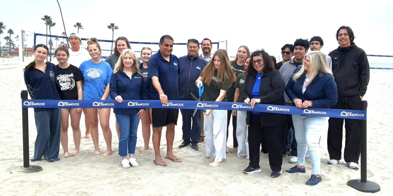 Oceanside opens new beach volleyball courts at Harbor Beach