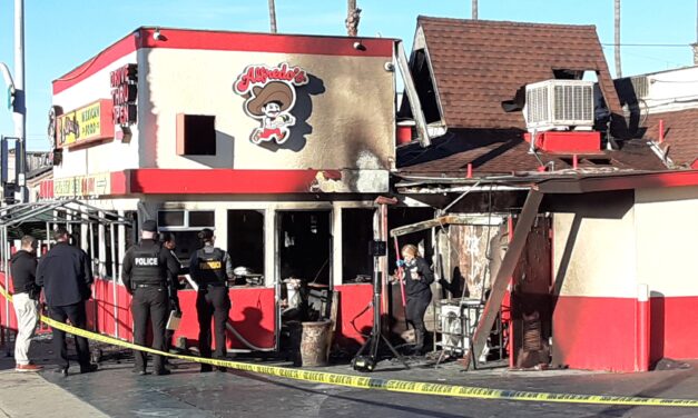 Structure fire damages Oceanside restaurant