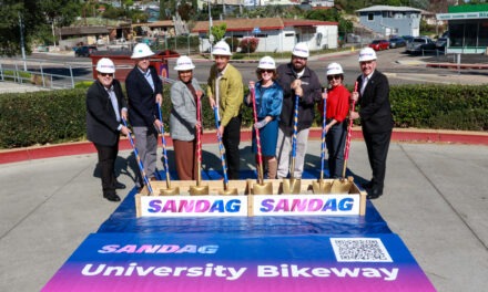 SANDAG break ground on University bikeway in San Diego