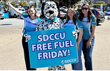 San Diego Credit Union spreads kindness with free gas  