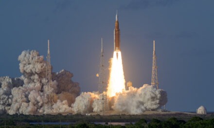 NASA launches astronauts on historic Artemis moon mission